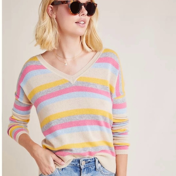 Anthropologie Charli Lydia Sweater - 100% Cashmere - Picture 1 of 8